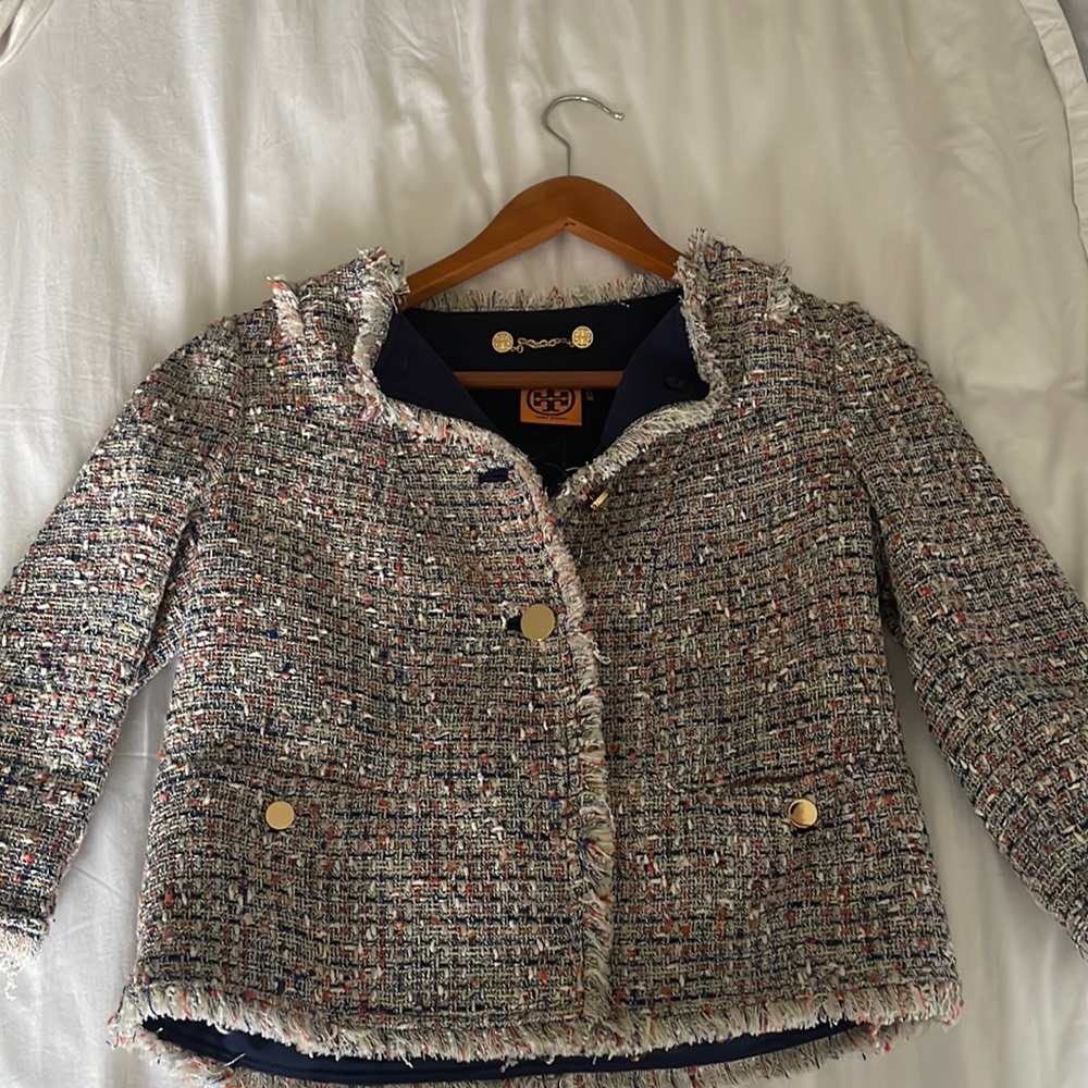Vintage Tory Burch Tweed blazer